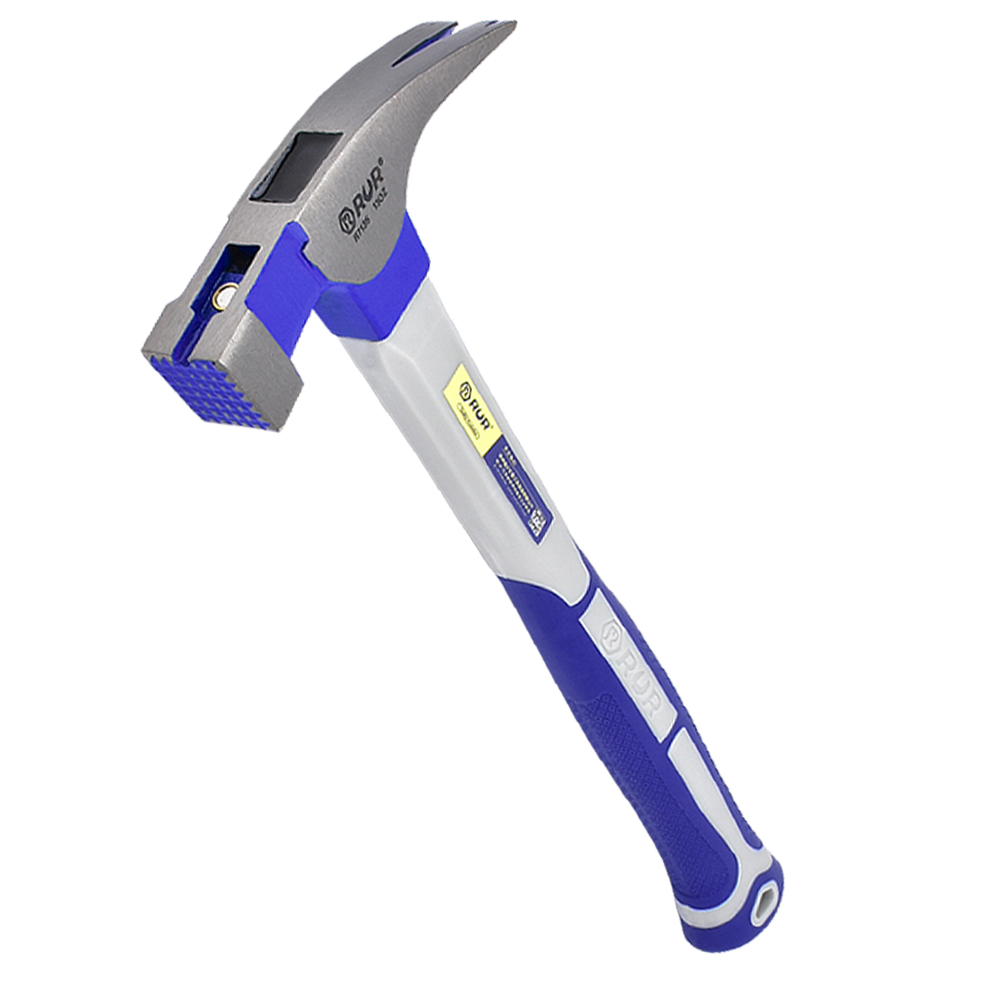 Wholesale Square Head 13OZ Shockproof Handle Claw Hammer